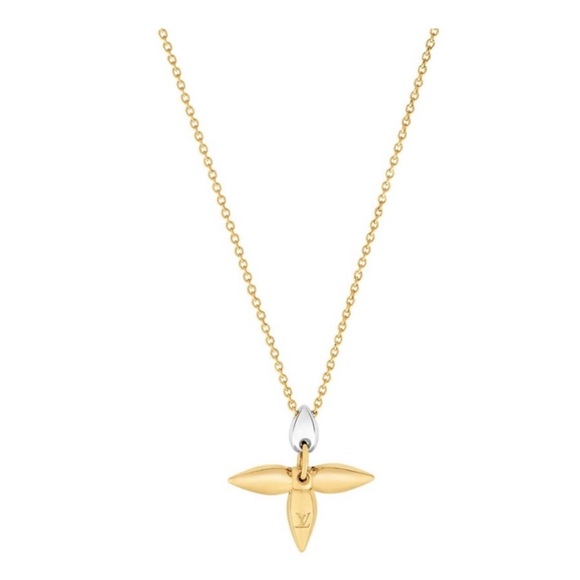 NOT For Sale…Louis Vuitton Gold and Silver Pendant Necklace - Picture 1 of 7